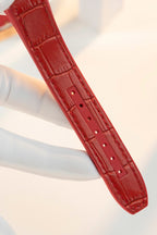 Franck Muller Watch Vanguard V32 Skeleton Red Flower Dial 36mm