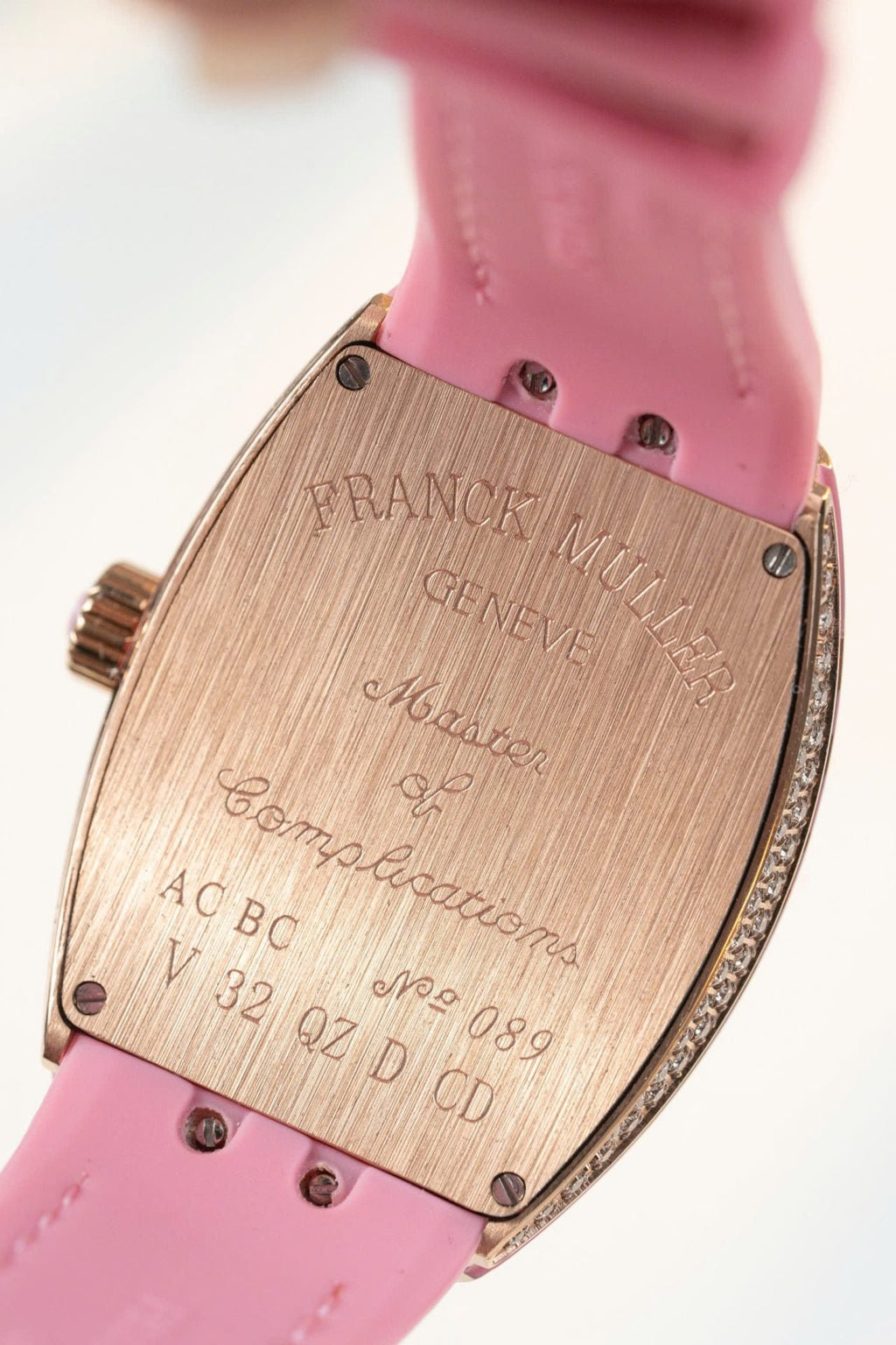 Franck Muller Watch Vanguard V32 Skeleton Pink Flower Dial 36mm