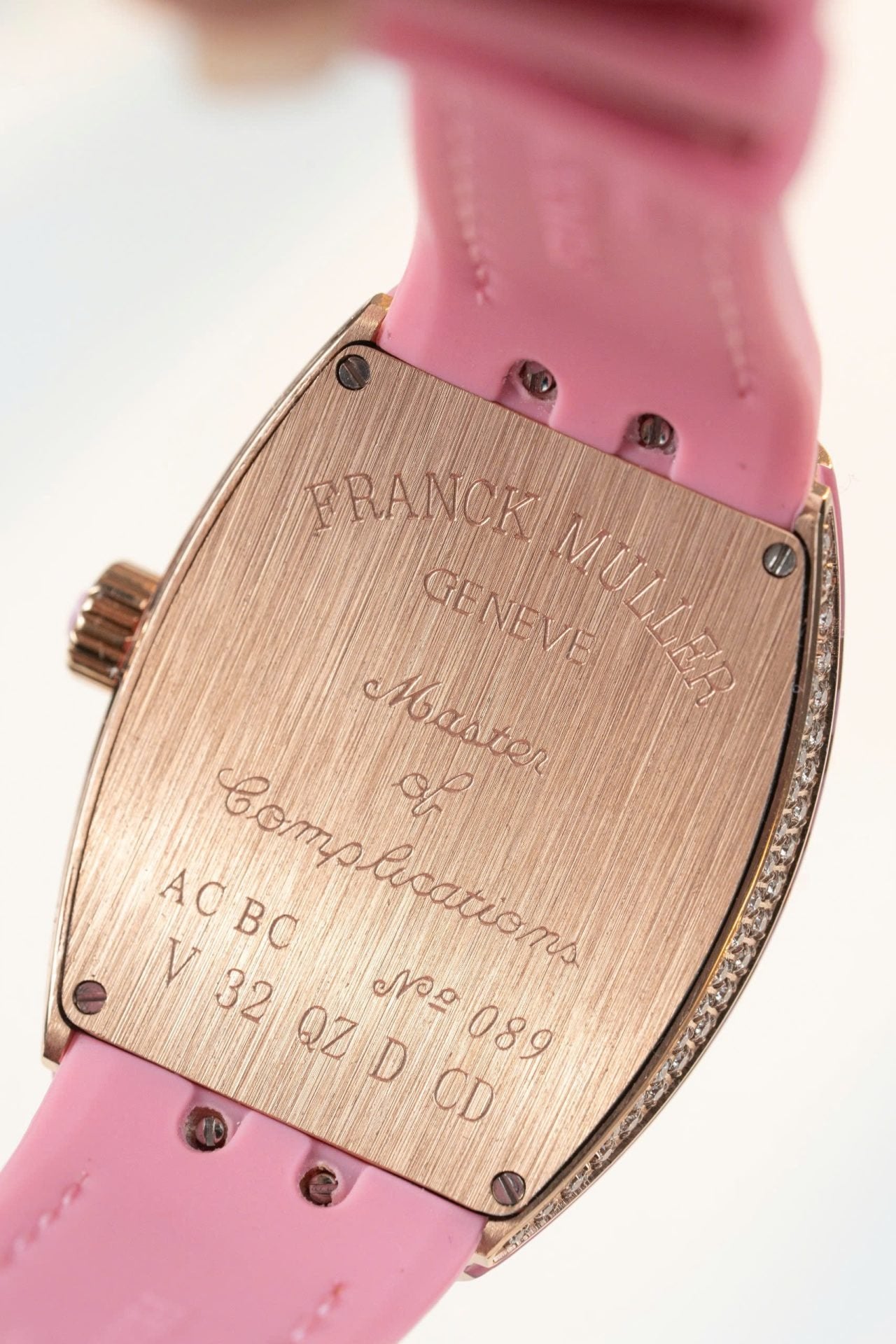 Franck Muller Watch Vanguard V32 Skeleton Pink Flower Dial 36mm