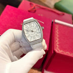 Franck Muller V32 Watch Custom Diamonds Moissanite 36mm