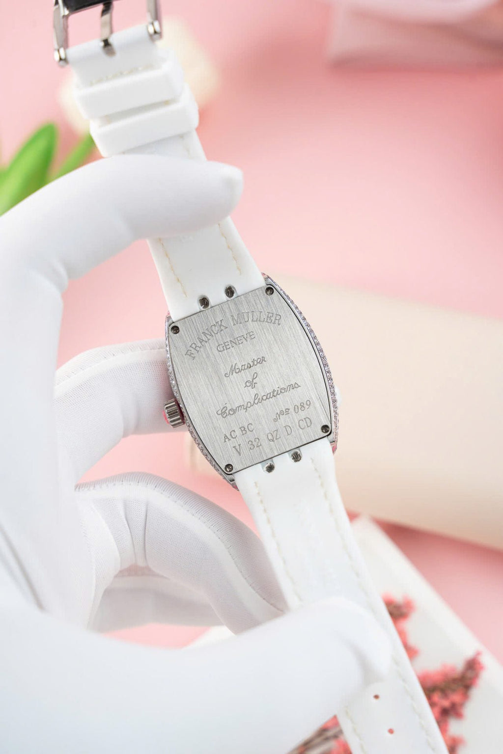 Franck Muller V32 Diamonds Moissanite Watch 36mm