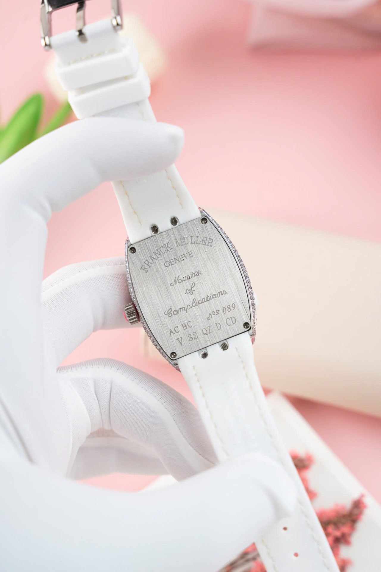 Franck Muller V32 Diamonds Moissanite Watch 36mm