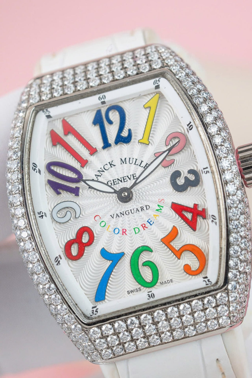 Franck Muller V32 Diamonds Moissanite Watch 36mm