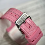 Franck Muller V32 Watch Pink Rubber Strap 36mm