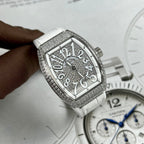 Franck Muller V32 Women’s Watch Full White Diamonds 36mm