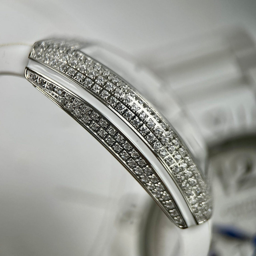 Franck Muller V32 Women’s Watch Full White Diamonds 36mm