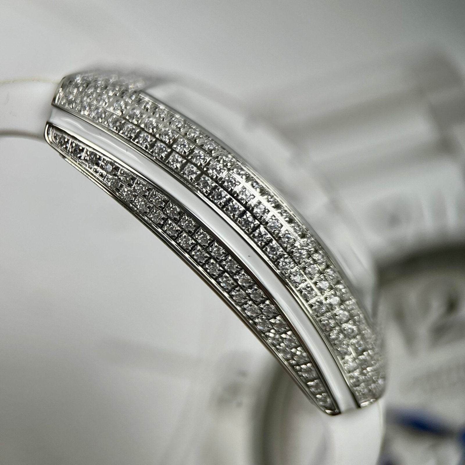 Franck Muller V32 Women’s Watch Full White Diamonds 36mm
