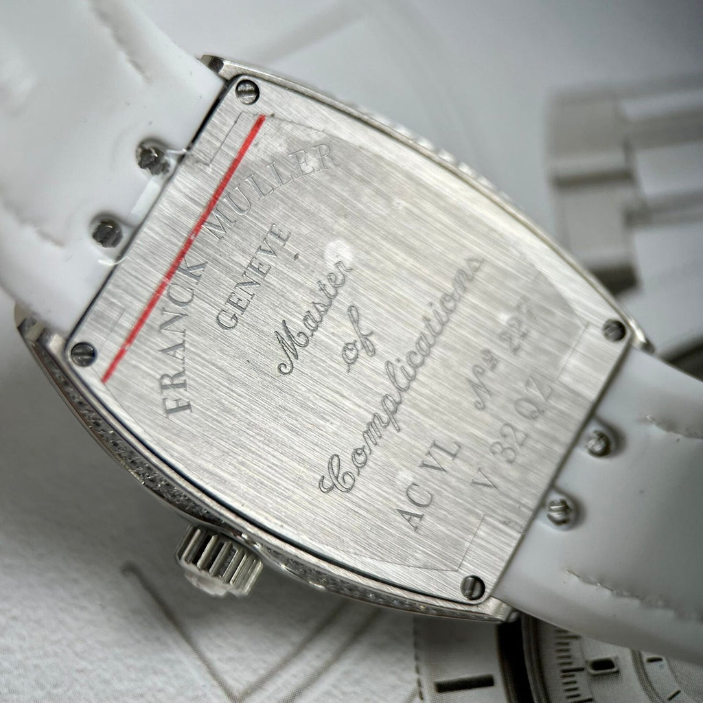 Franck Muller V32 Women’s Watch Full White Diamonds 36mm