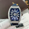Franck Muller V32 Watch Blue Dial 36mm