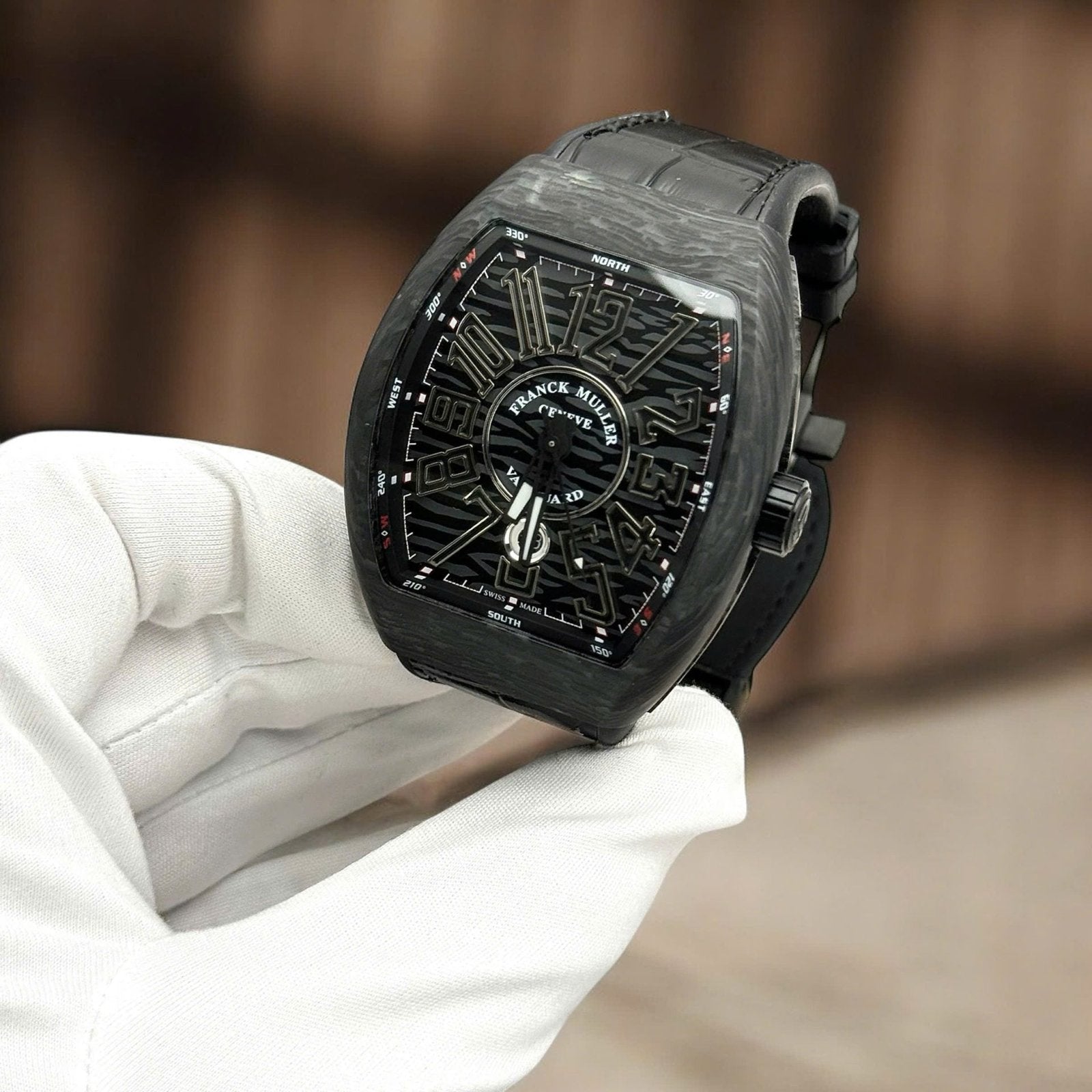 Franck Muller V45 Carbon Watch Automatic Movement 45mm