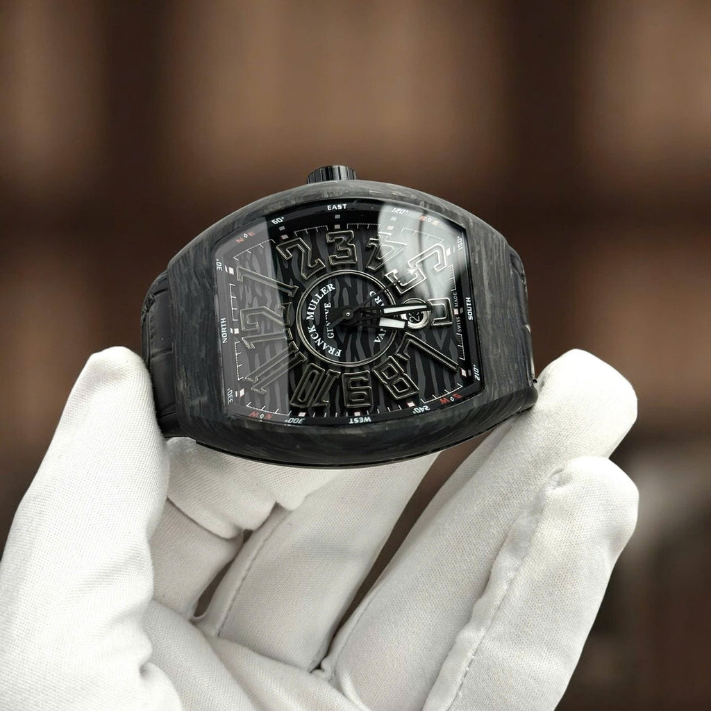 Franck Muller V45 Carbon Watch Automatic Movement 45mm