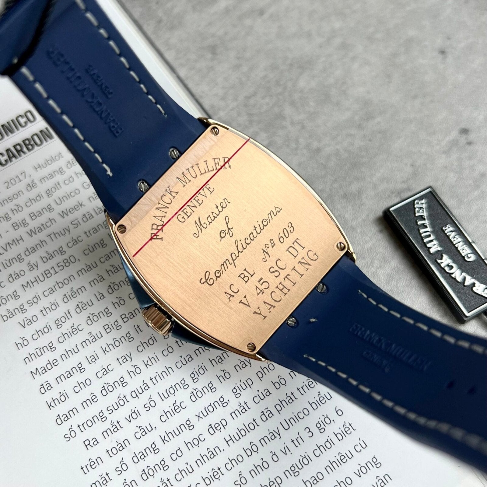Franck Muller V45 Best Watch Blue Dial 45mm
