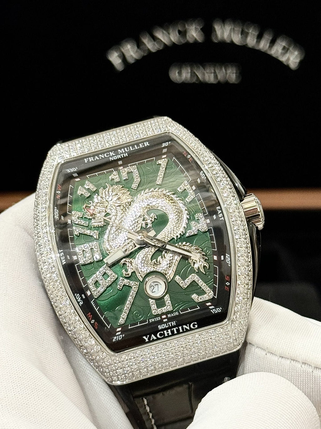 Franck Muller Watches Vanguard Dragon V45 Green 45mm
