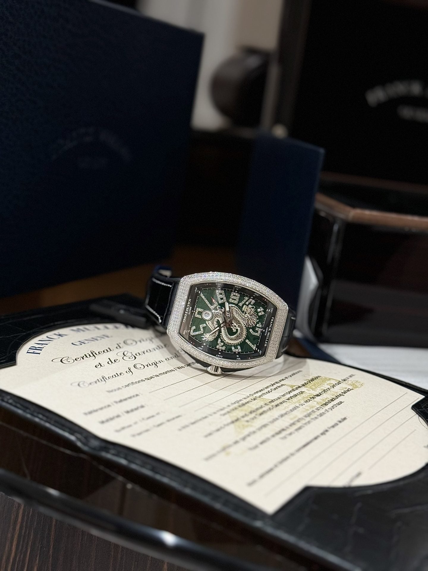 Franck Muller Watches Vanguard Dragon V45 Green 45mm