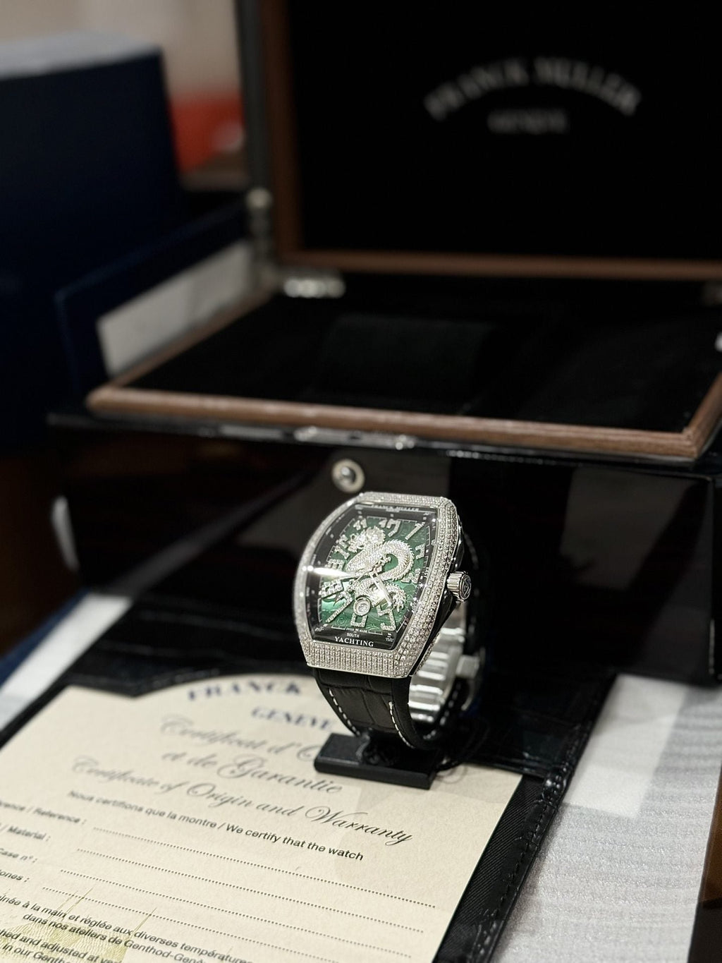 Franck Muller Watches Vanguard Dragon V45 Green 45mm