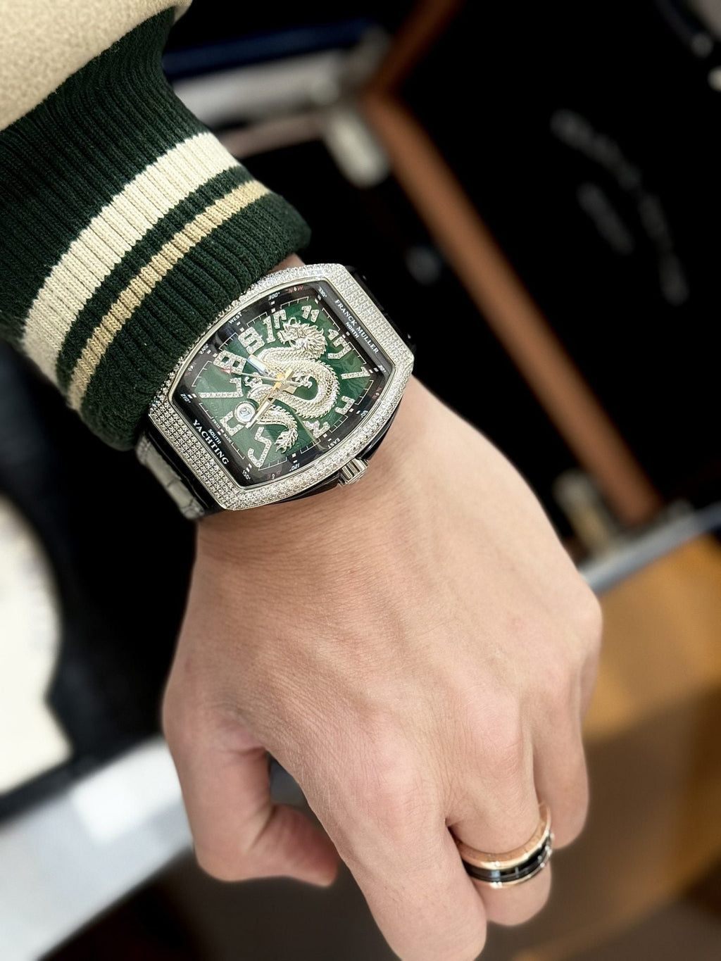Franck Muller Watches Vanguard Dragon V45 Green 45mm