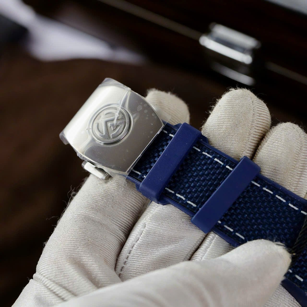 Franck Muller V45 Watch Dragon Dial Blue 45mm