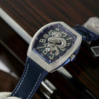 Franck Muller V45 Watch Dragon Dial Blue 45mm