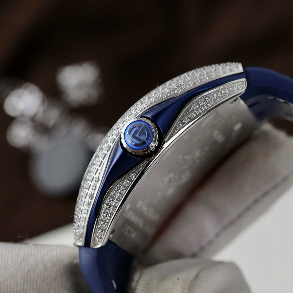 Franck Muller V45 Watch Dragon Dial Blue 45mm