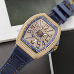 Franck Muller V45 Watch Blue Dial 45mm