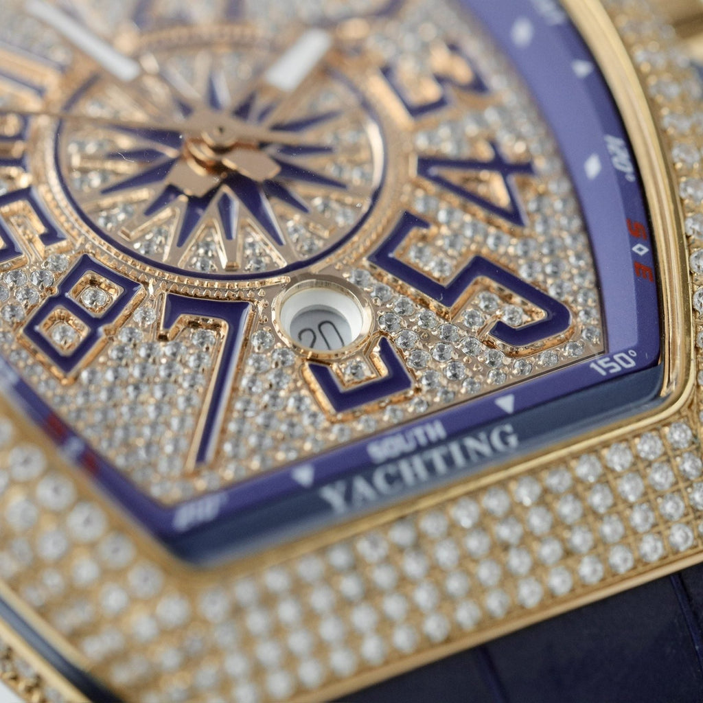 Franck Muller V45 Watch Blue Dial 45mm