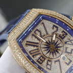 Franck Muller V45 Watch Blue Dial 45mm