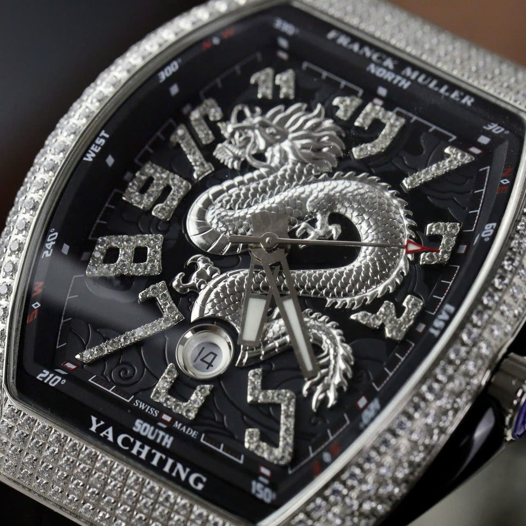Franck Muller V45 Watch Dragon Dial Black 45mm