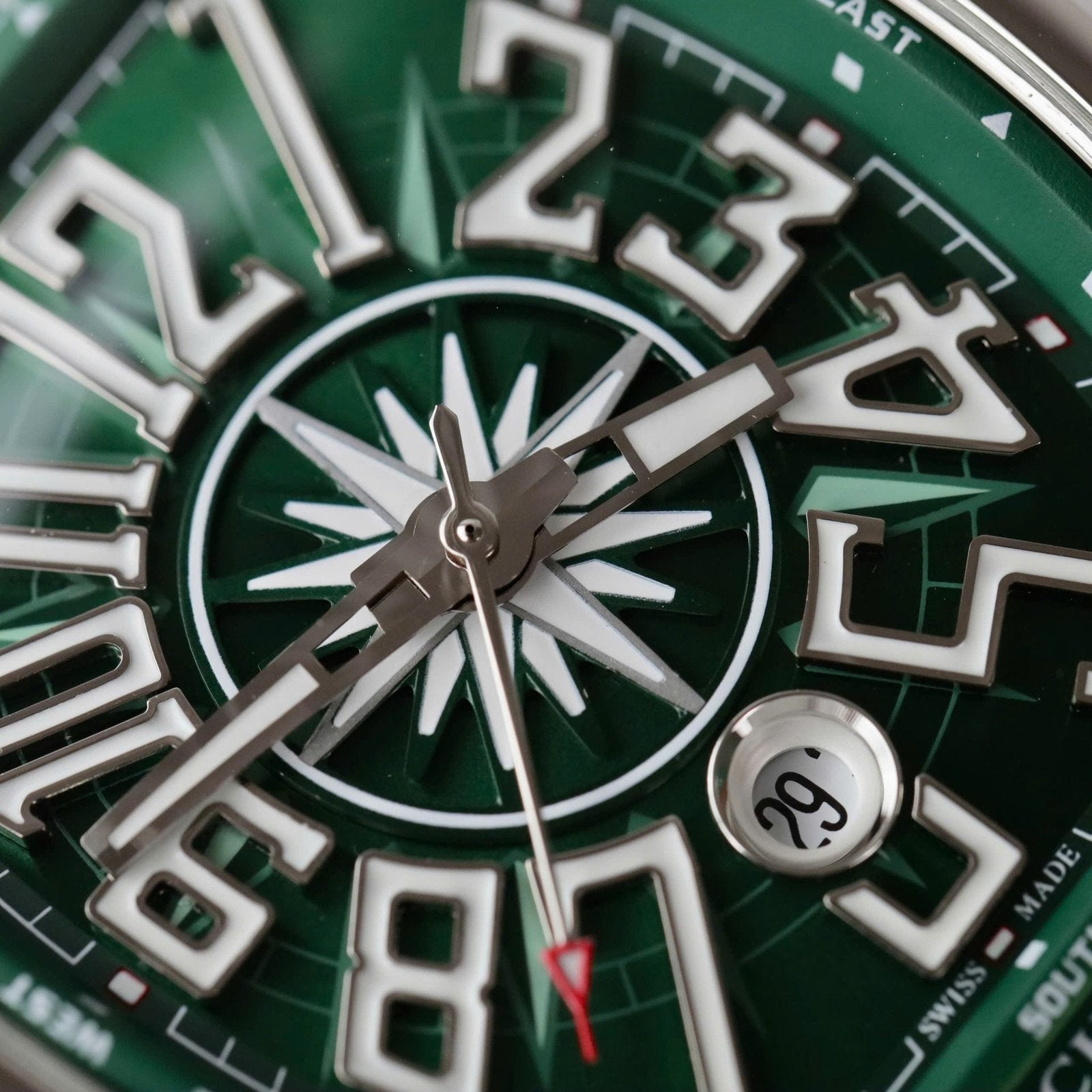 Franck Muller V45 Watch Dial Green 45mm