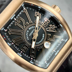 Franck Muller V45 Rose Gold Watch Black Dial 45mm