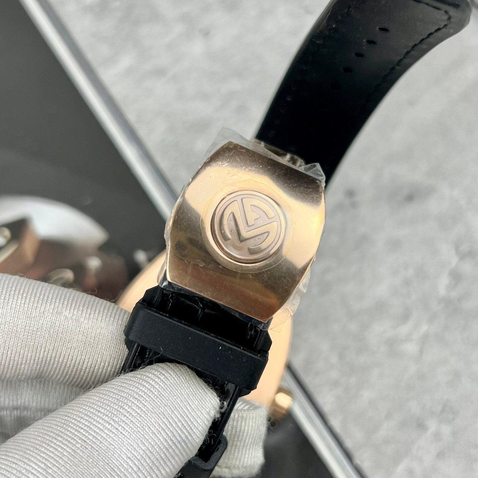 Franck Muller V45 SC DT Watch Black 45mm