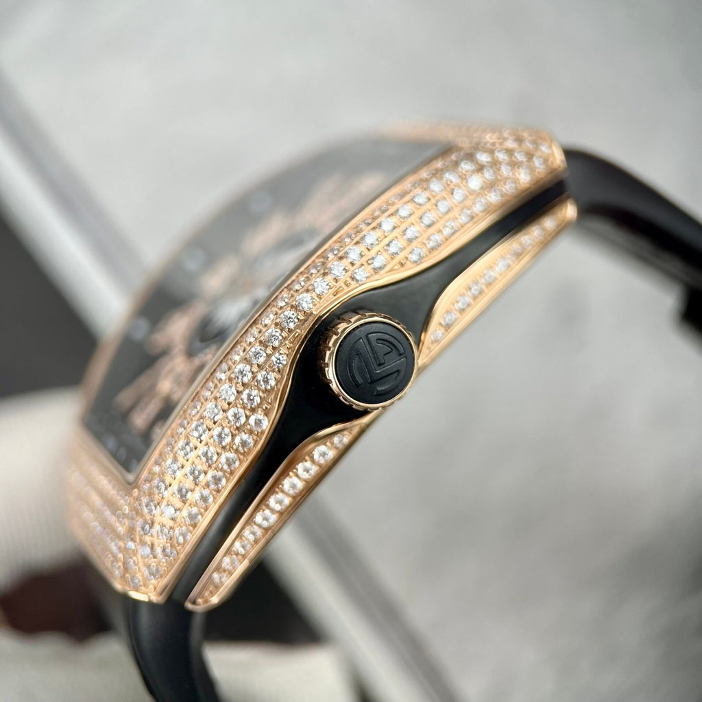 Franck Muller V45 SC DT Watch Black 45mm
