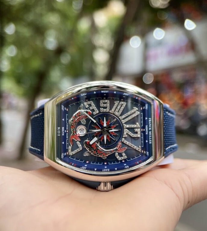 Franck Muller Watches Vanguard V45 Blue Dial 45mm
