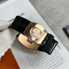 Franck Muller Vanguard V45 Watch With Full Rose Gold Diamonds 45mm