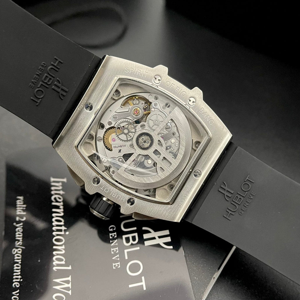 Hublot Spirit Of Big Bang Titanium Watch Rubber Strap 42mm