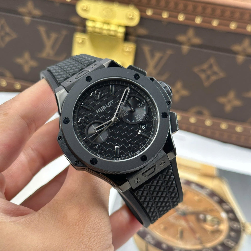 Hublot Big Bang Ceramic All Black Chronograph 43mm