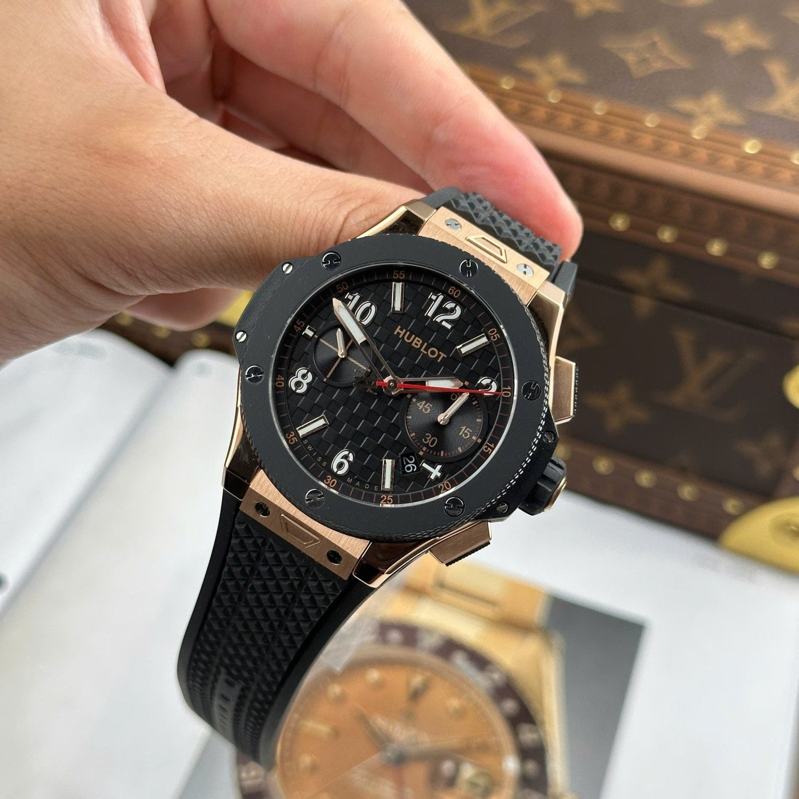 Hublot Big Bang  King Gold Ceramic Watch 43mm