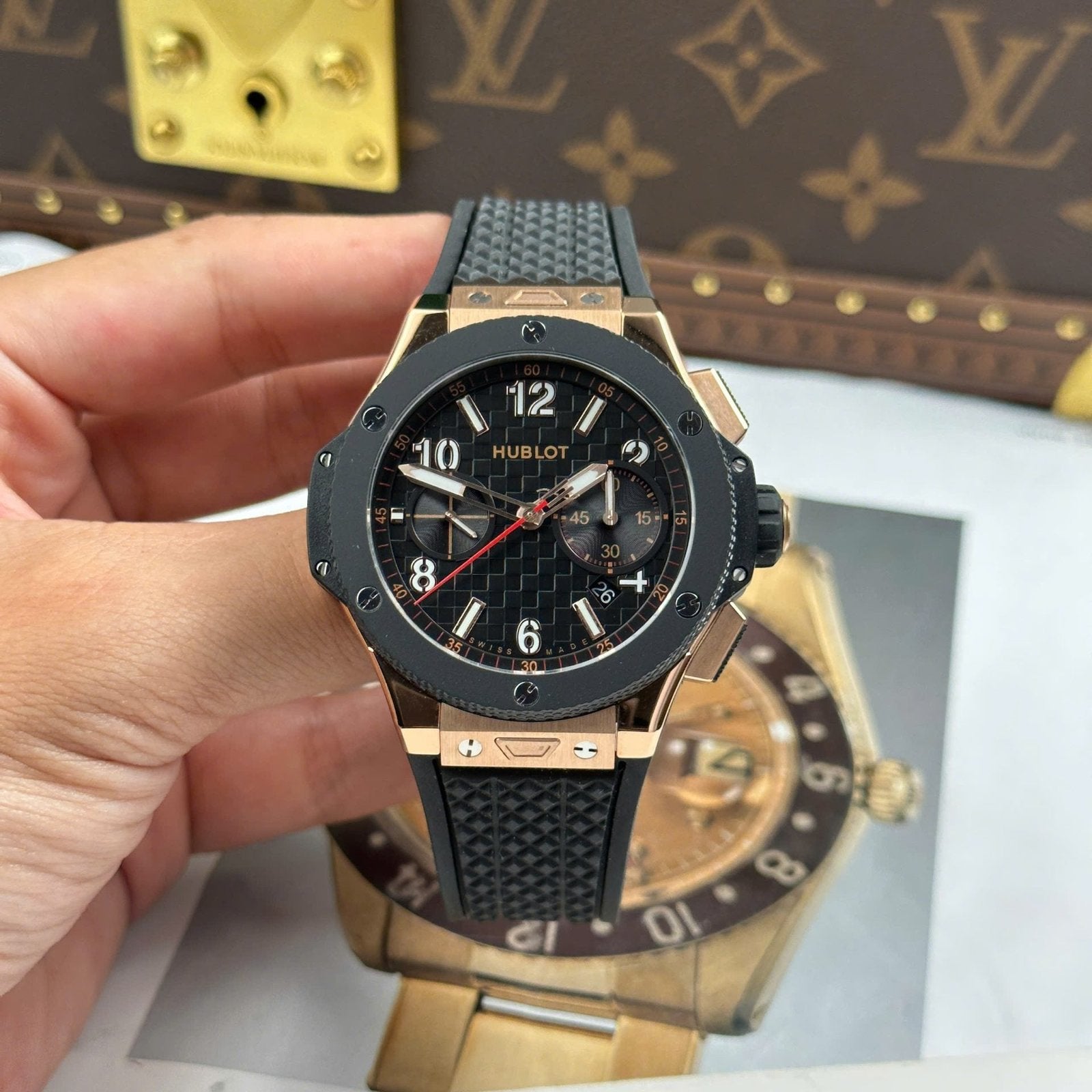 Hublot Big Bang  King Gold Ceramic Watch 43mm