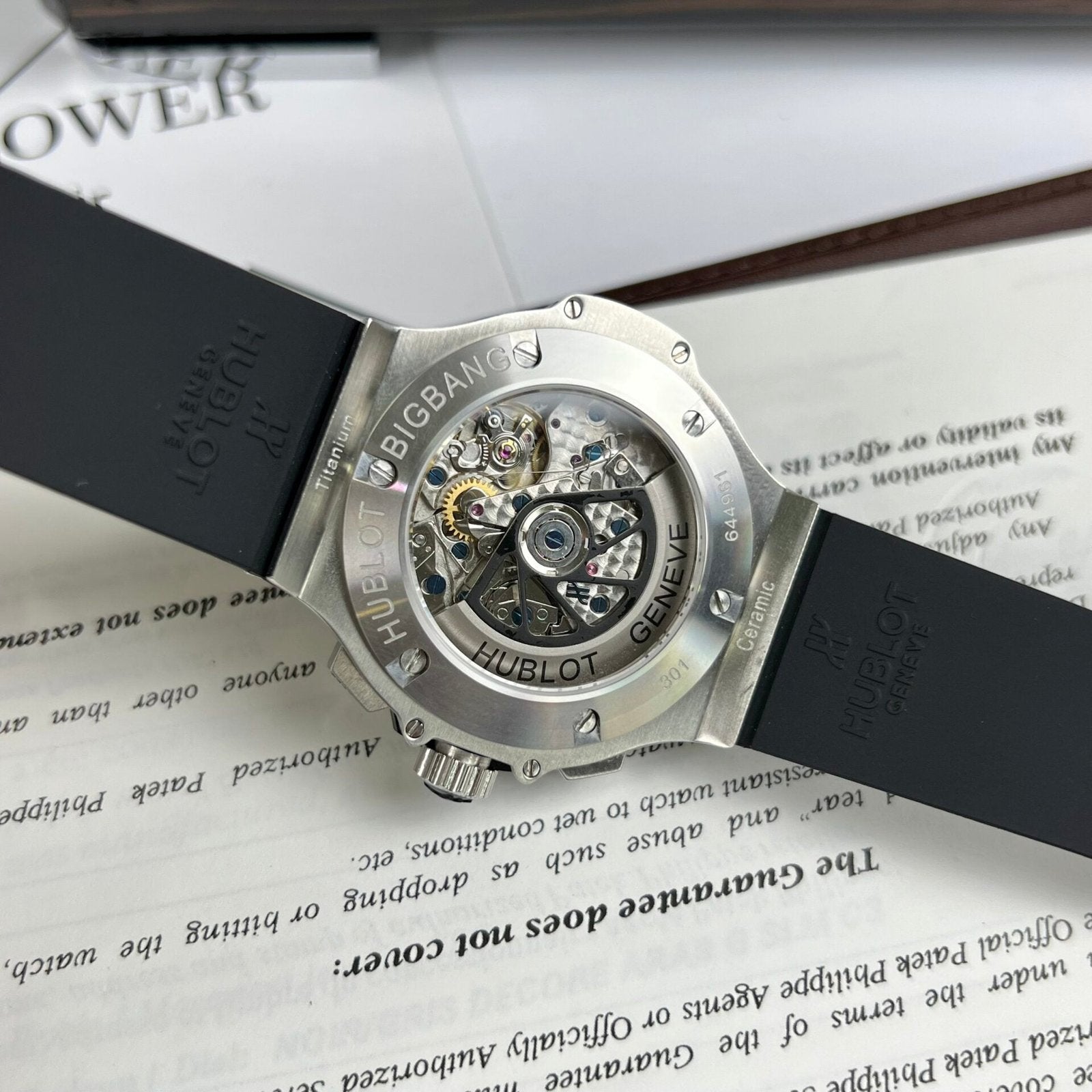 Hublot Watch Big Bang Chronograph With Diamond Bezel 44mm