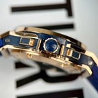 Hublot  Watch Big Bang Chronograph King Gold Blue Dial 44mm