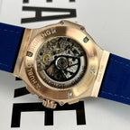 Hublot  Watch Big Bang Chronograph King Gold Blue Dial 44mm