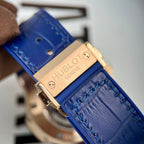 Hublot  Watch Big Bang Chronograph King Gold Blue Dial 44mm