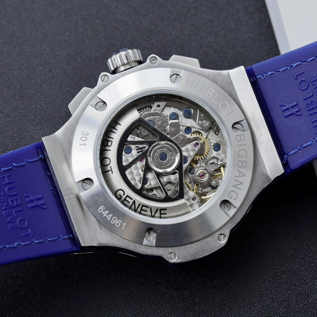 Hublot Watch Big Bang Chronograph Blue Dial 44mm
