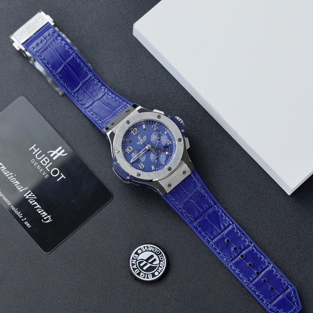 Hublot Watch Big Bang Chronograph Blue Dial 44mm