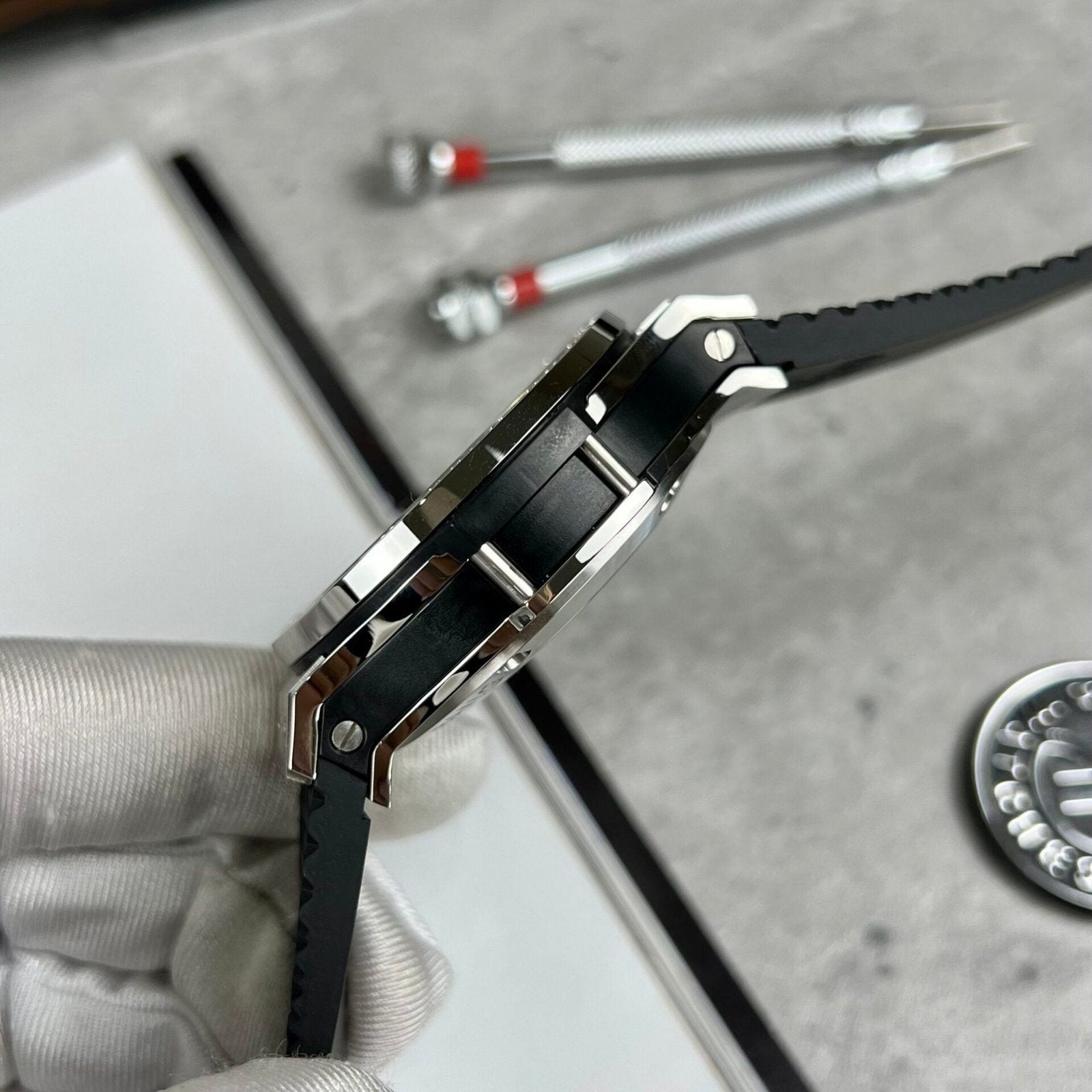 Hublot  Watch Big Bang Geneve Chronograph With Diamonds Bezel 44mm