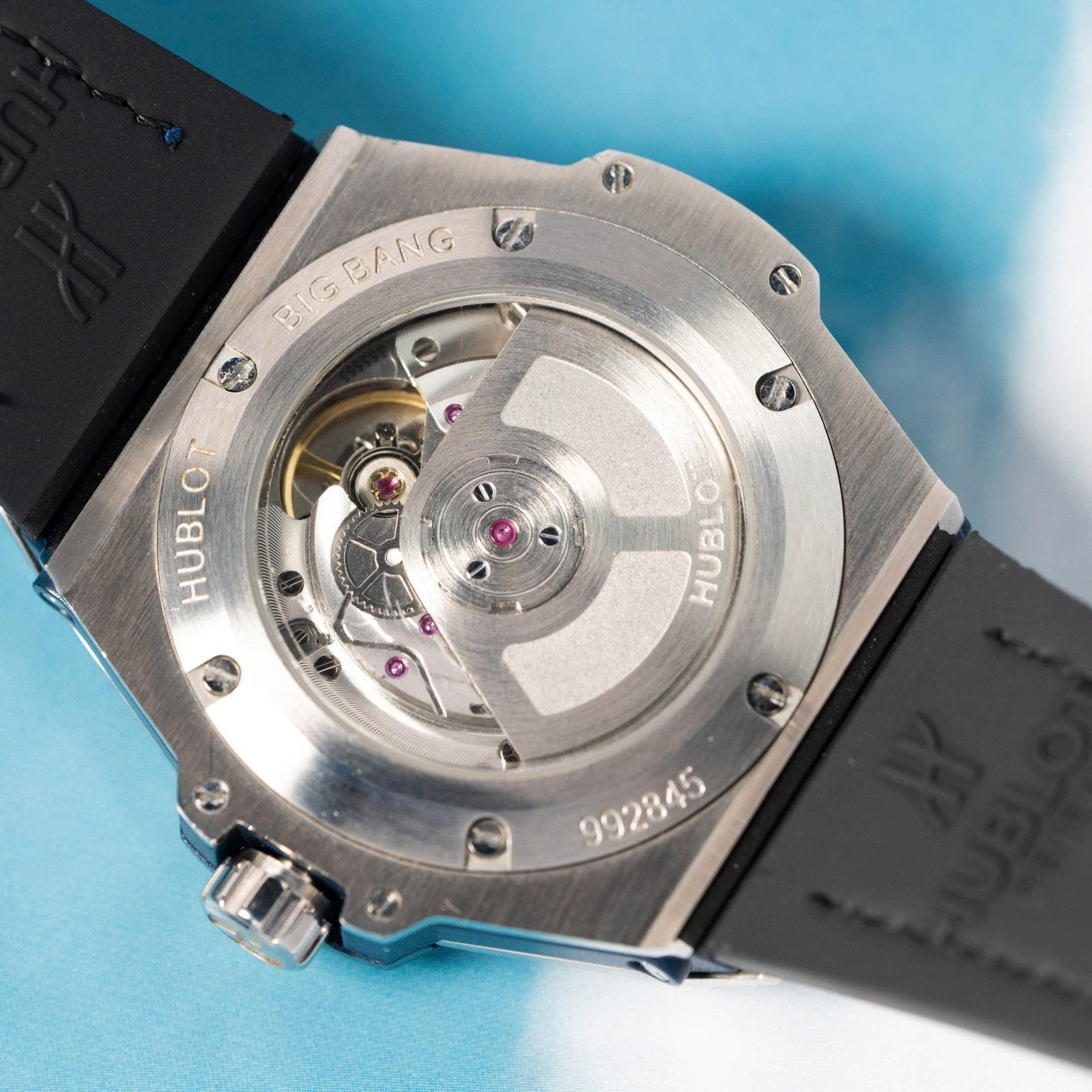 Hublot  Watch Big Bang  Blue With Full Diamond 39mm