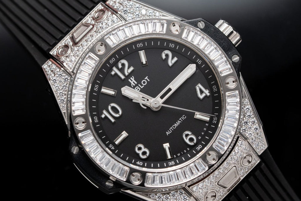 Hublot Watch Big Bang One Click Black Dial Rubber Strap 39mm
