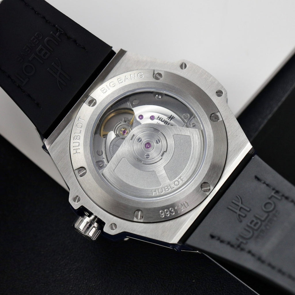 Hublot Watch Big Bang One Click Dial Blue Diamonds Moissanite 39mm
