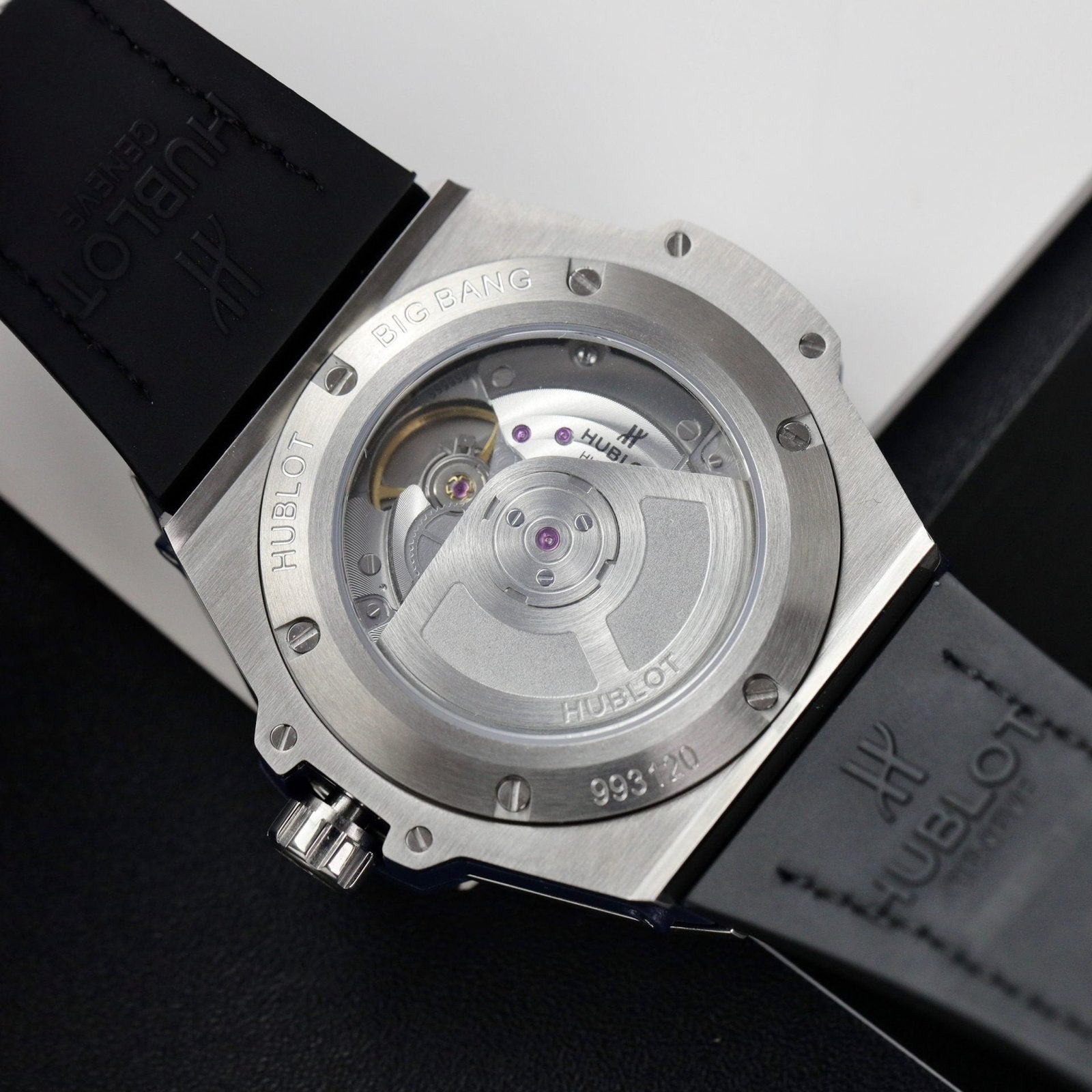 Hublot Watch Big Bang One Click Dial Blue Diamonds Moissanite 39mm