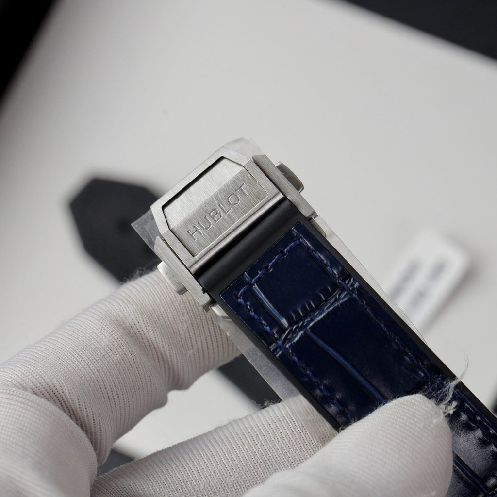 Hublot Watch Big Bang One Click Dial Blue Diamonds Moissanite 39mm