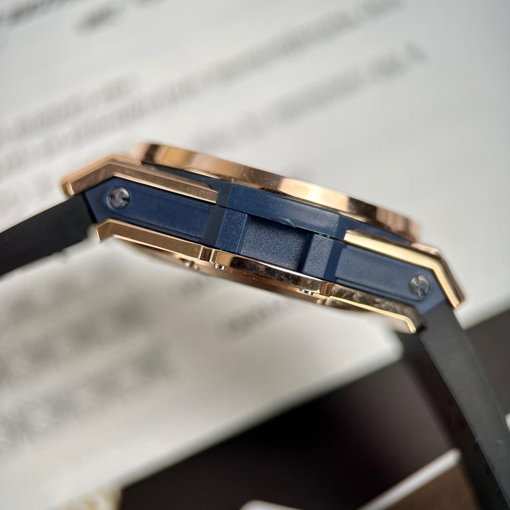 Hublot Big Bang Watch Blue Dial With Moissanite Diamond 39mm